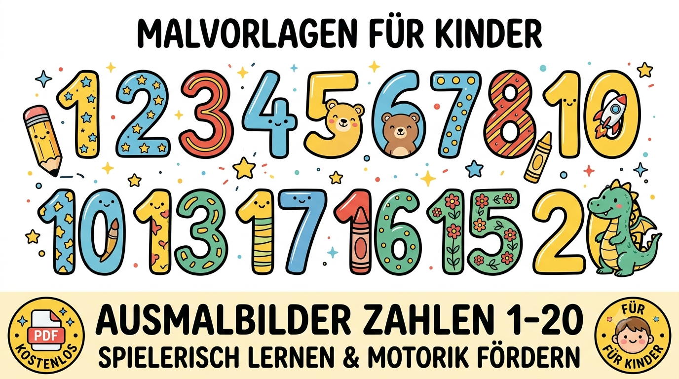 Zahlen von 1 bis 20